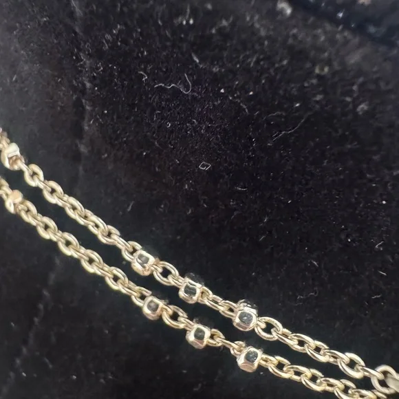 Kendra Scott Gold Chain Necklace with Floral Accents new without tags - Picture 10 of 11